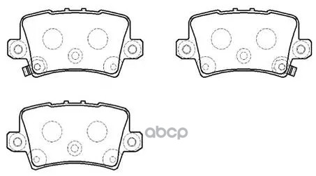 Колодки Тормозные Дисковые Honda: Civic(Eur) HSB арт. HP9246