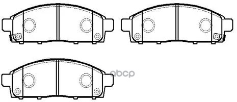 Колодки Тормозные Дисковые Mitsubishi: Zinger HSB арт. HP9293