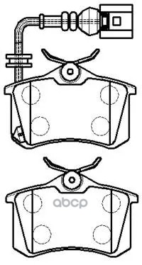 Колодки Тормозные Дисковые Skoda: Fabra HSB арт. HP9361