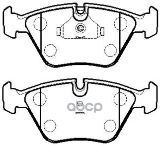 Колодки Тормозные Дисковые Bmw: E32, E34, E36, E38, E46, E367 HSB арт. HP9377