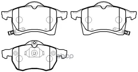 Колодки Тормозные Дисковые Chevrolet: Astra, Zafira HSB арт. HP9501