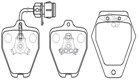 Колодки Тормозные Дисковые Audi: A6 S6 Plus Quattro, 100 S4, V8, A8 HSB арт. HP9669