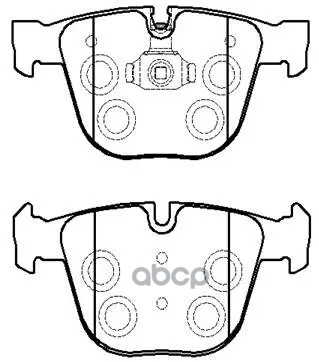 Колодки Тормозные Дисковые Bmw: E60, E61, E63, E64, E65, E66 HSB арт. HP9694