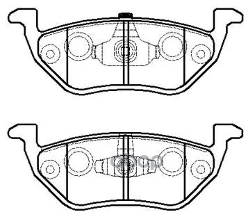 Колодки Тормозные Дисковые Mercury: Mariner, Mazda: Tribute, Ford: Escape HSB арт. HP9703