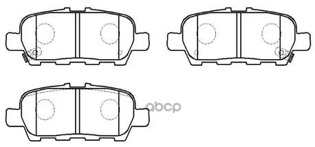 Колодки Тормозные Дисковые Nissan: Maxima, Altima, HSB арт. HP9794