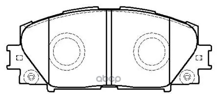 Колодки Тормозные Дисковые Toyota: Vitz, Yaris HSB арт. HP9801