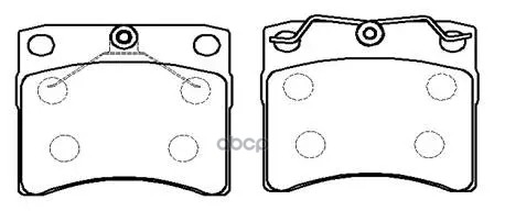 Колодки Тормозные Дисковые Vw: T4 2.5 HSB арт. HP9840