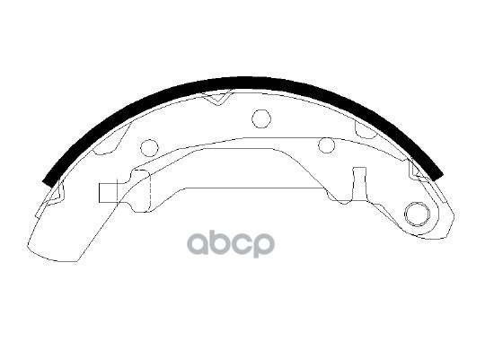 Колодки Тормозные Барабанные Daewoo: Matiz 98-  Chevrolet: Matiz 05- HSB арт. HS2002
