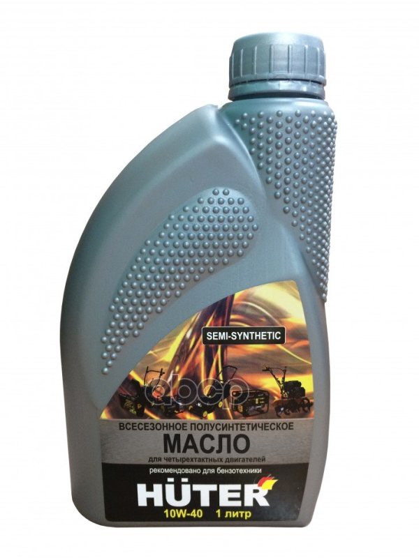 Масло Моторное 10W-40 Полусинтетическое Для Четырехтактных Двигателей, Для Техники Huter, 1Л. 73/8/1/1 HUTER арт. 73/8/1/1