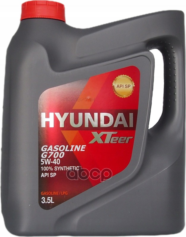 HYUNDAI XTeer Масло моторное Hyundai Xteer Gasoline G700 SN 5W-40 синтетическое 3,5 л 1071136