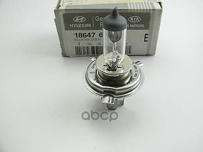 Лампа 12V H4 60/55W HYUNDAI/KIA BILUX 1 шт. картон 1864761566L Hyundai-KIA арт. 1864761566L