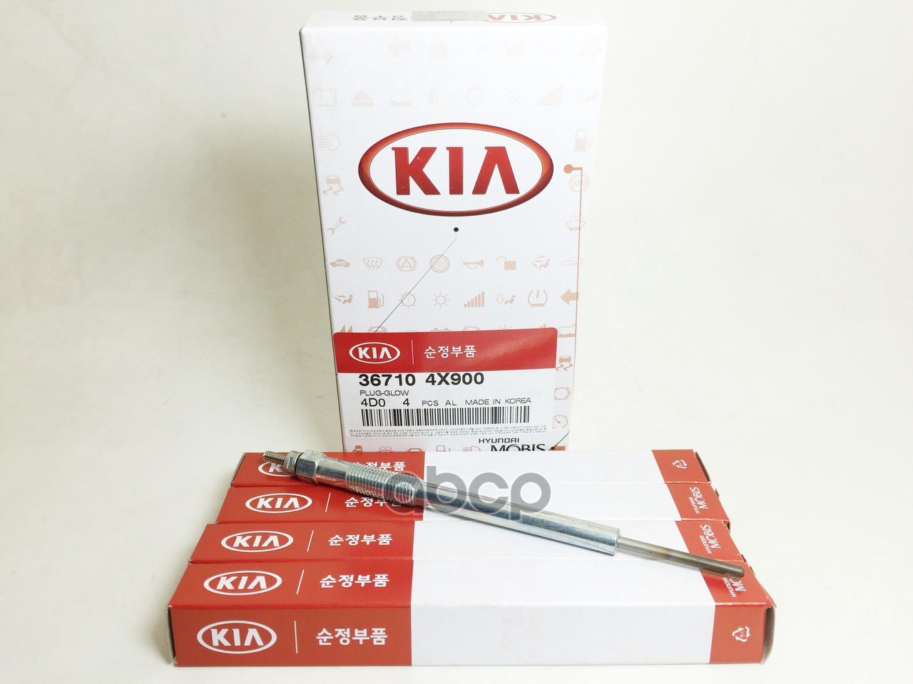 Свеча накаливания HYUNDAI/KIA mot.2,9TDI 36710-4X900 Hyundai-KIA арт. 36710-4X900