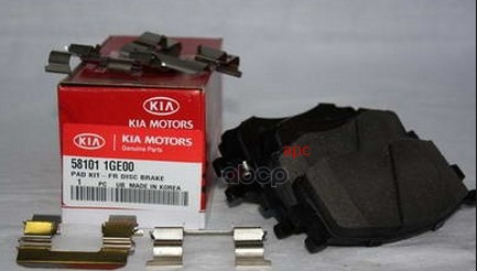 Колодки Тормозные Передние Верна-2 Hyundai-KIA арт. 581011GE00