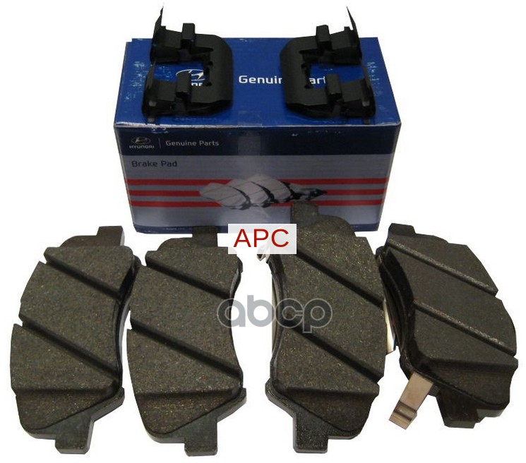 Колодки Тормозные Перед. Solaris/Rio Hyundai-KIA арт. 581011RA05