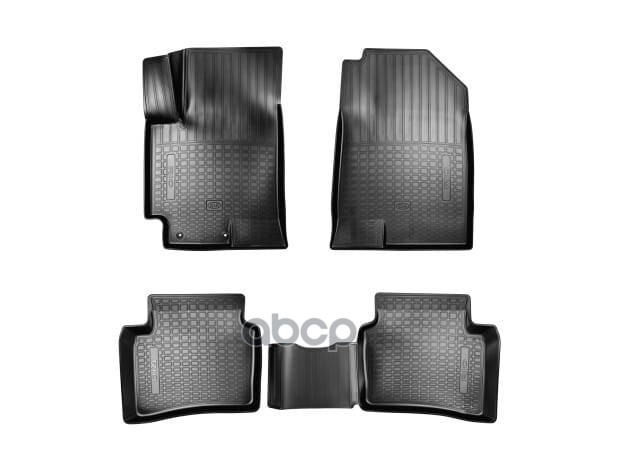 Коврики Салона, Резиновый (Для Ам Без Подлокотника) Hyundai/Kia R8130-H0110 Hyundai-KIA арт. R8130-H0110