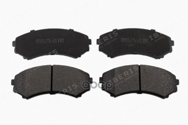 Колодки Тормозные Дисковые Передние, Комплект IBERIS арт. IB153187