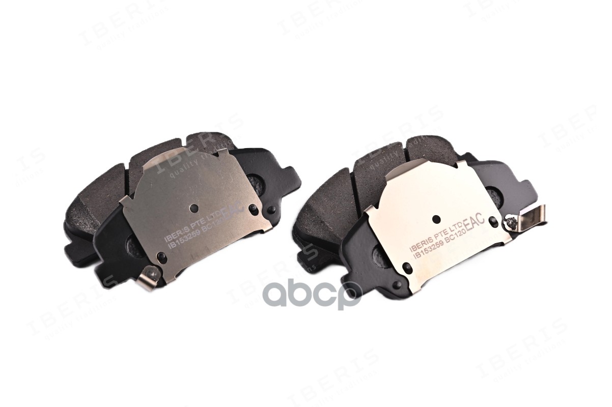 Колодки Тормозные Пер. К-Кт Hyundai Solaris Ii (17-)/Kia Rio Iv(17-)(Антискрипн. Пластины+К-Т Пружин IBERIS арт. IB153259