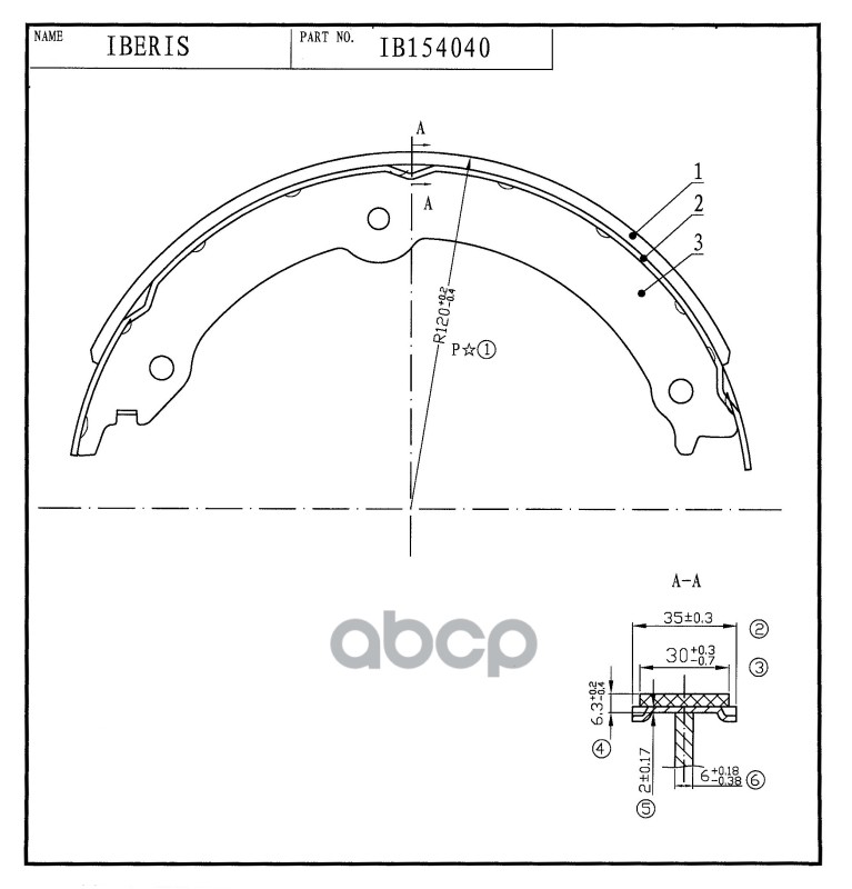 Колодки Тормозные Барабанные К-Т Toyota Land Cruiser Vii (J200) IBERIS арт. IB154040