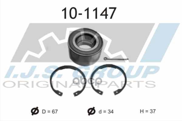 Подшипник Ступичный Opel: Combo Tour 1.3 Cdti 16V/1.4/1.6/1.6 Cng/1.7 Di 16V/1.7 Dti 16V 01- IJS арт. 10-1147