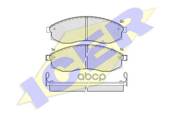 Колодки Передние Nissan Maxima A32/Mitsubishi L200 Icer 181179 Icer арт. 181179