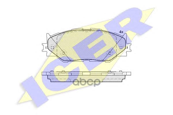 Колодки Передние Lexus Is 250-220D/250C Icer 181750 Icer арт. 181750