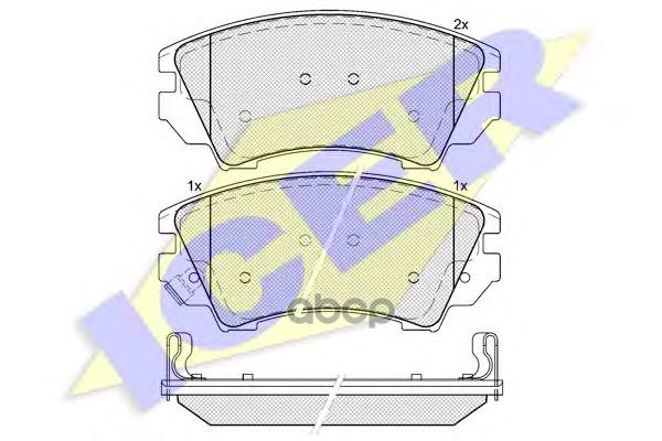 Колодки торм. дисковые Insignia Icer арт. 181913