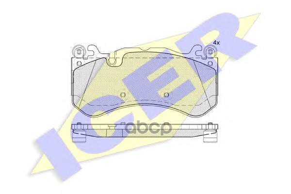 Колодки торм.диск. S-class Coupe (C216) CL 600 Icer арт. 182079