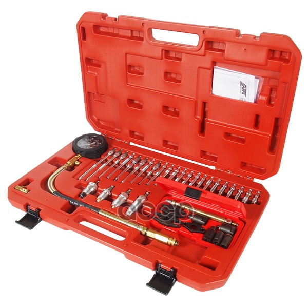 Компрессометр Для Дизельных Двигателей С Набором Адаптеров (37Ед) 70 Бар/1000 Psi JTC арт. JTC-4302