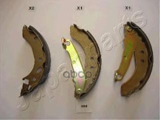Колодки Тормозные Барабанные | Зад | Japanparts арт. GF394AF