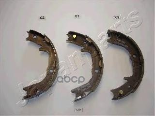 Колодки торм. бараб. Japanparts арт. gf507af