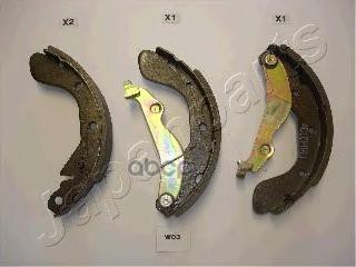 Колодки Торм. Бараб. Kalos 05- Japanparts арт. gfw03af