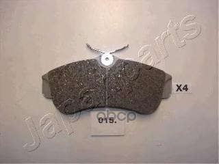 Колодки передние дисковые NISSAN Primera Japanparts арт. pa015af