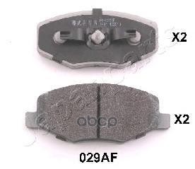 Колодки торм. диск. пер. Chery A1  QQ6 2006- Japanparts арт. pa029af