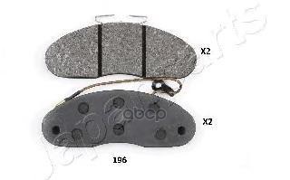 Колодки тормозные передние Japanparts арт. pa196af