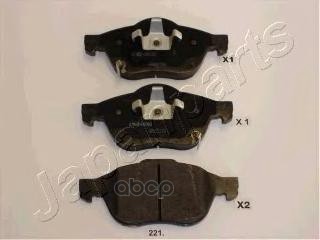 Колодки торм.диск. Avensis 02- Japanparts арт. pa221af