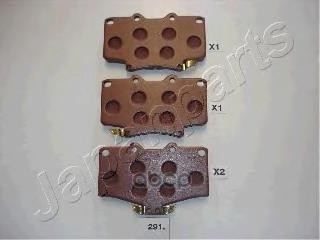 Колодки передние дисковые TOYOTA 4 Runner Japanparts арт. pa291af