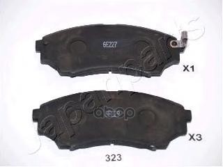 Колодки торм.дисковые Japanparts арт. pa323af