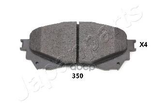 Колодки торм.дисковые Japanparts арт. pa350af