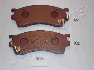 Колодки пер.диск.Mazda Xedos-6 626 MX6 92-> Japanparts арт. pa399af
