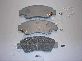 Колодки Тормозные Передние Japanparts Pa-425Af Japanparts арт. PA-425AF