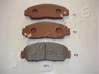 Колодки торм. дисковые Japanparts арт. pa491af