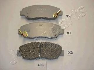 Колодки пер.диск.Honda Accord CB3 90-> Japanparts арт. pa493af