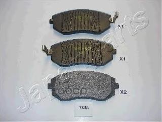 Колодки торм. диск. Japanparts арт. pa706af