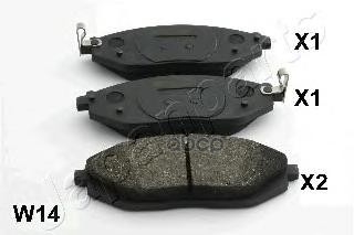 Колодки Торм.диск. Japanparts арт. paw14af