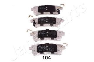 Колодки торм. диск. задн. Japanparts арт. pp104af