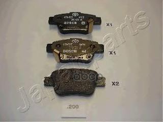 Колодки торм диск Japanparts арт. pp200af