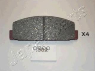 Колодки задние дисковые MAZDA 323 Japanparts арт. pp302af