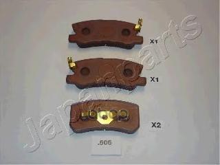 Колодки Торм. Premium Japanparts арт. pp505p