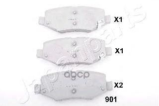 Колодки торм. диск. WRANGLER III Japanparts арт. pp901af