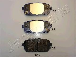 Колодки торм.диск. Japanparts арт. ppk10af